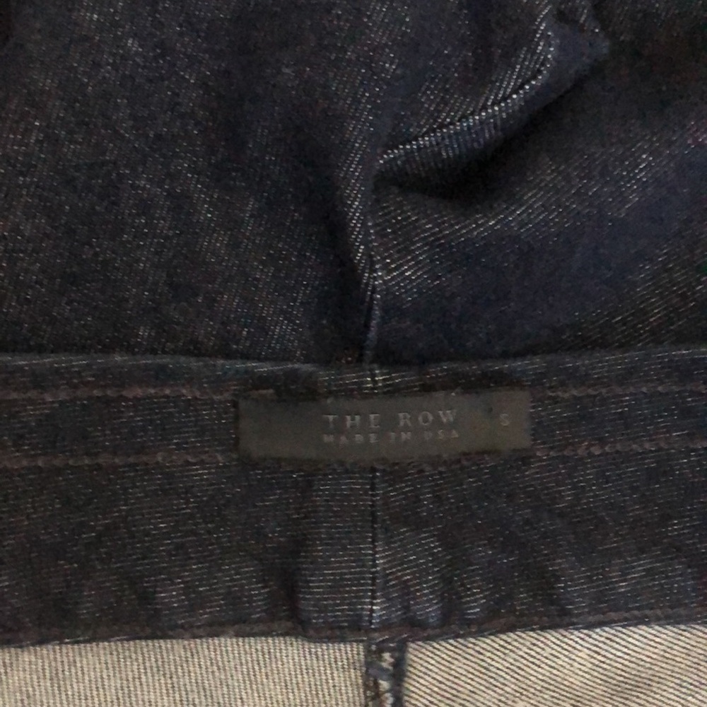 The Row Blue Mid Rise Skinny Pull On Jeans - Picture 3 of 3